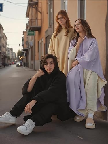 Woolen Loose Cape Tops For Men And Women