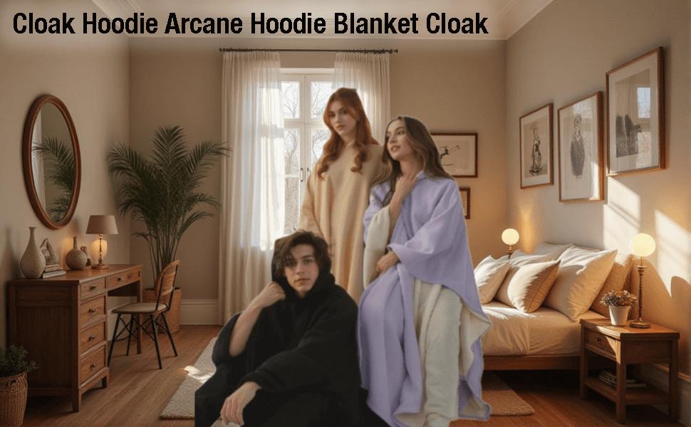 Woolen Loose Cape Tops For Men And Women